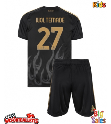 Juventus Nick Woltemade #27 Replica Third Stadium Kit for Kids 2026-27 Short Sleeve (+ pants)